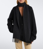 The Row Querta cashmere, alpaca, and silk scarf