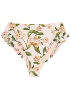 Agua BY Agua Bendita Jengibre Orquidea Floral-embroidered Bikini Briefs Multicoloured