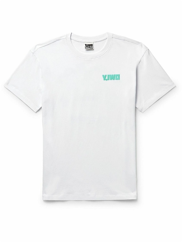 Photo: Y,IWO - Logo-Print Cotton-Jersey T-Shirt - White