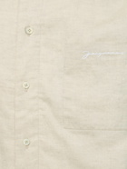 JACQUEMUS - La Chemise Boulanger Cotton Blend Shirt
