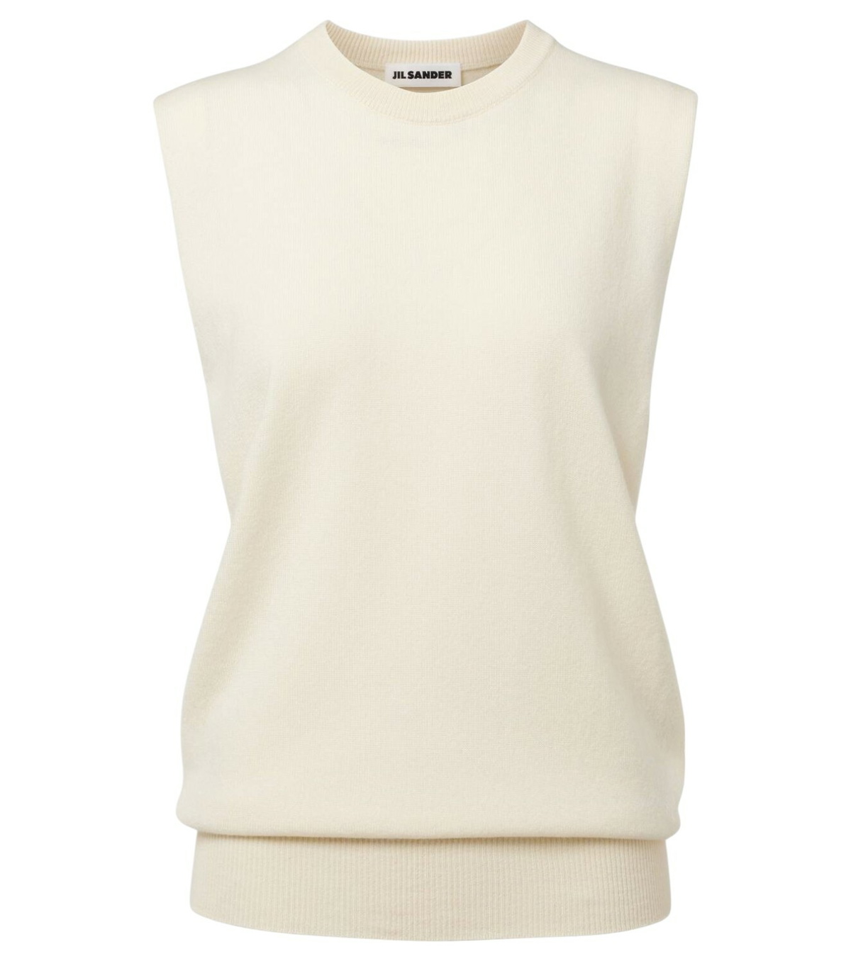 Jil Sander Off-White Medium Fill Down Vest Jil Sander