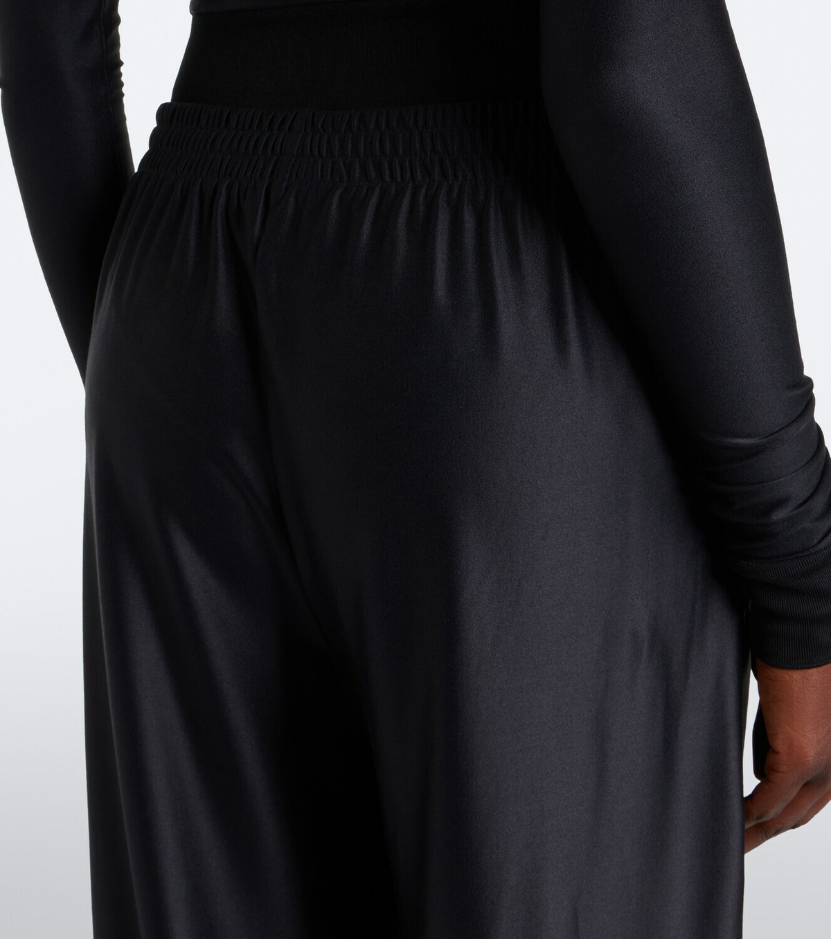 Gucci Silk-blend jersey wide-leg pants