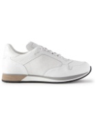 Dunhill - Duke Mesh and Leather Sneakers - White