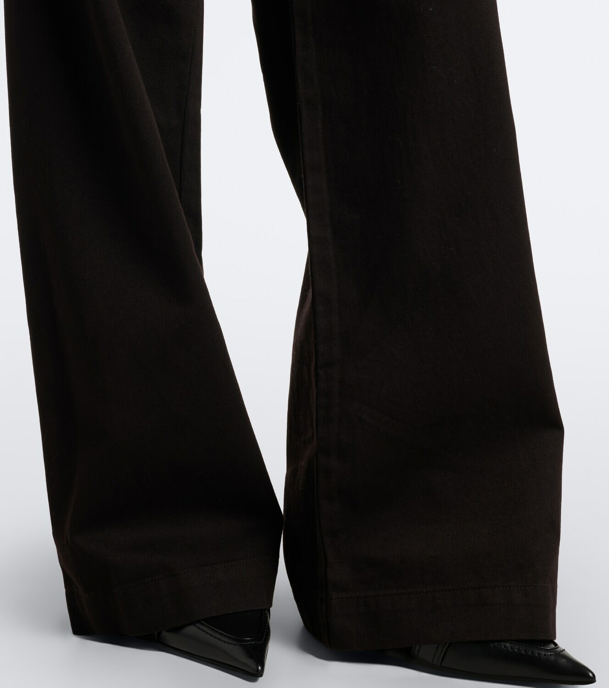 Vince Cotton twill wide-leg pants