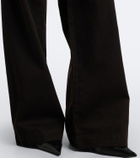 Vince Cotton twill wide-leg pants