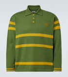 Bode Striped virgin wool polo sweater