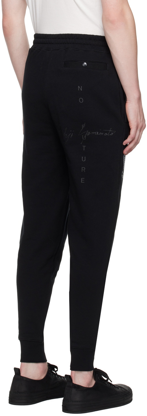 Yohji Yamamoto Black Flap Pocket Sweatpants