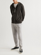 Rag & Bone - Future Staples Damon Logo-Appliquéd Organic Cotton-Jersey Zip-Up Hoodie - Gray