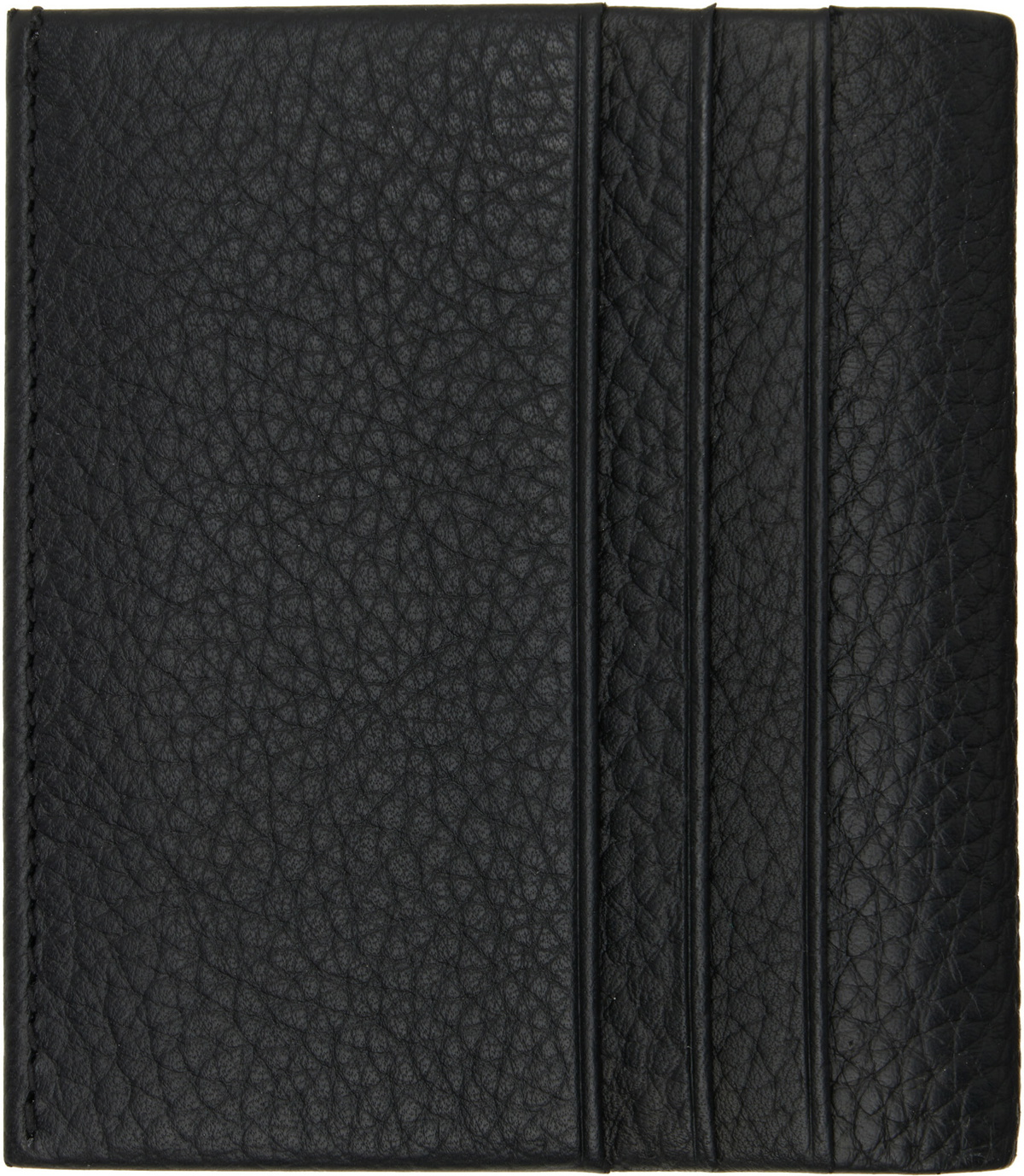 BOSS Black Grained Leather Wallet