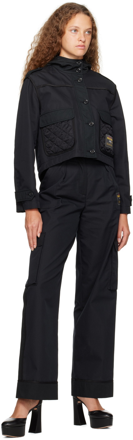 Moschino Black Paneled Jacket