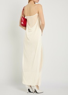 Jacquemus La Robe Maille Plumetis Mesh Maxi Dress Off White