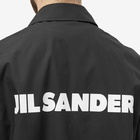 Jil Sander Men's Back Logo Mac in Black