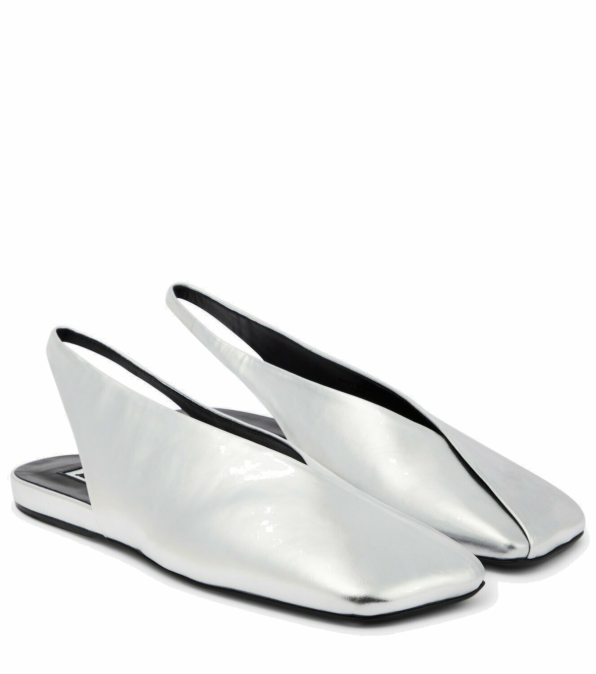 シューズ・サンダルその他 JIL SANDER Woman Flat sandals Silver J15WP0090P5802 042 Jil Sander Outlet: Flat shoes woman - Silver | Jil Sander
