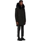 Mr and Mrs Italy Black Quilted Lining Parka