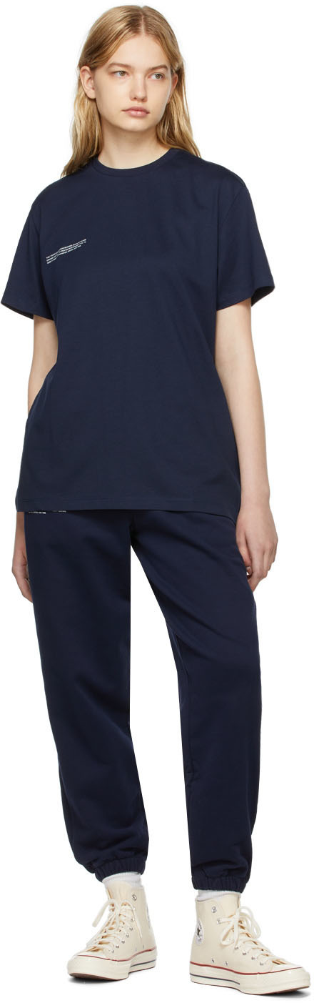 PANGAIA Navy Organic Cotton T-Shirt