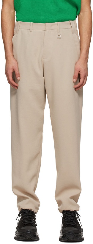 Photo: Wooyoungmi Beige Polyester Trousers