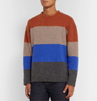 YMC - Colour-Block Mélange Wool-Blend Sweater - Multi