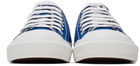 Burberry Blue Logo Print Sneakers