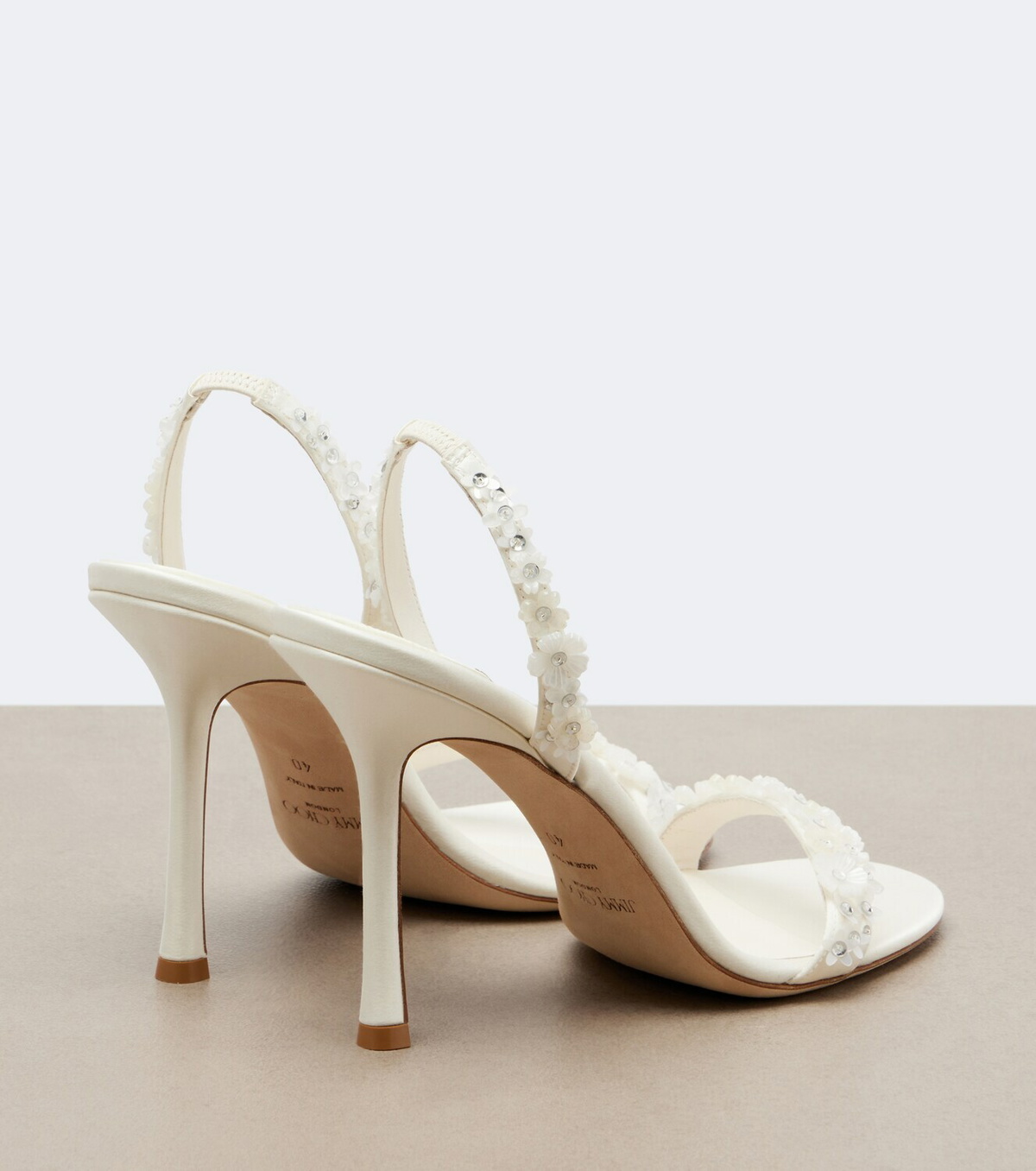 Jimmy Choo Jenn embellished slingback sandals