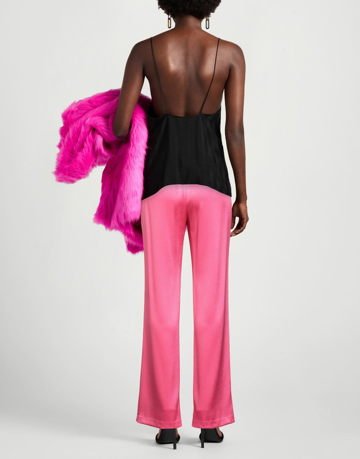 Alice + Olivia Womens Pants in Fuchsia