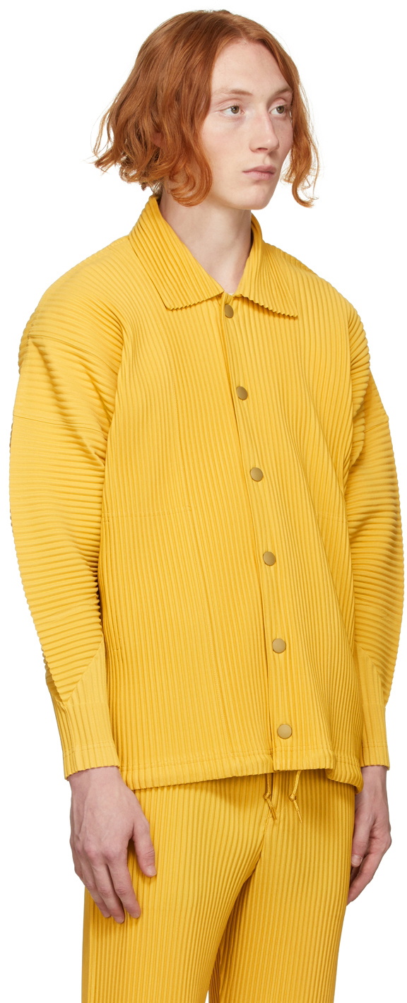 Homme Plissé Issey Miyake Yellow Monthly Color August Jacket Homme