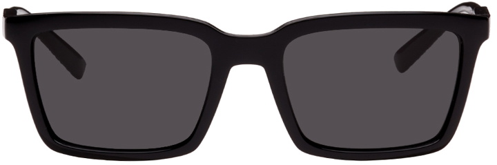 Photo: Dolce & Gabbana Black Rectangular Sunglasses