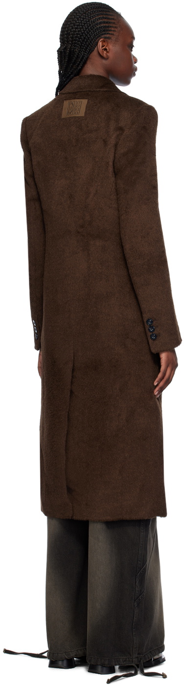 lesugiatelier Brown Single-Breasted Coat