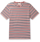 Oliver Spencer - Striped Cotton-Jersey T-Shirt - Red