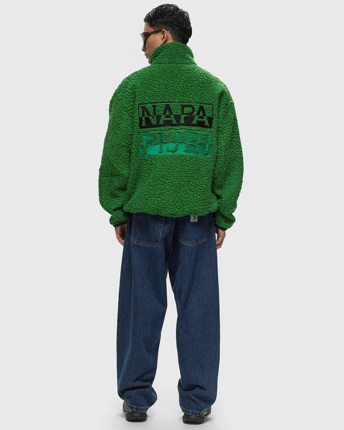 Napapijri T Jaman Fz Hoodie Green Fleece Jackets Napapijri