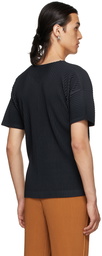 Homme Plissé Issey Miyake Navy Basics T-Shirt