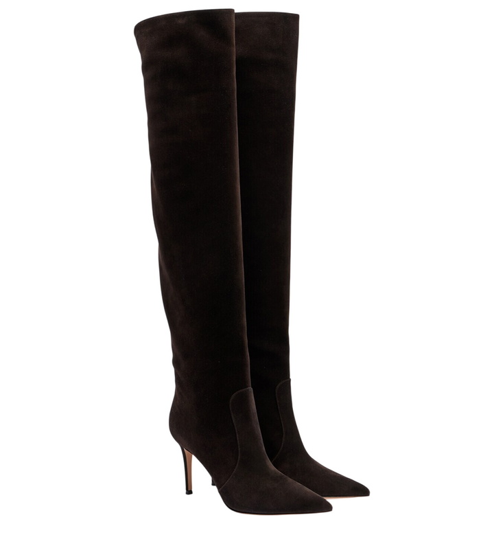 Photo: Gianvito Rossi Hansen suede knee-high boots