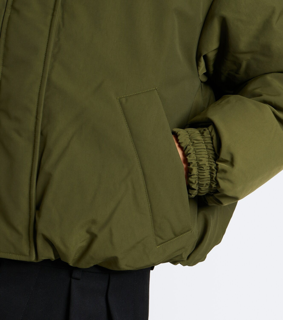 Polo Ralph Lauren Teddy-trimmed technical down jacket