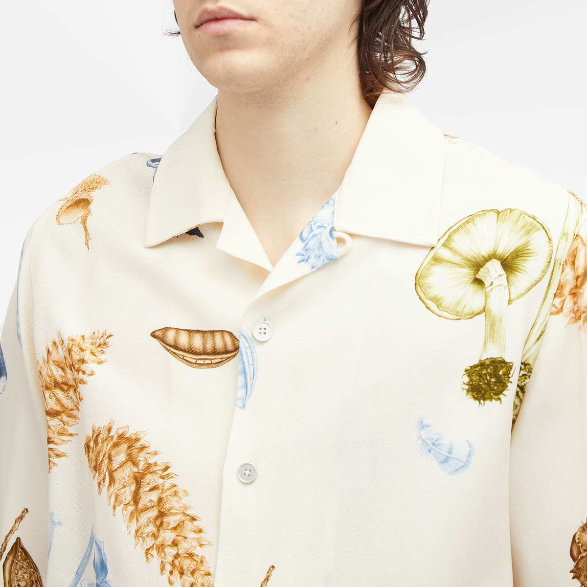 シャツ JIL SANDER Men Shirt Multicolor J21DL0229J40228 976 Jil Sander gradient-effect floral-print Shirt | Blue | FARFETCH