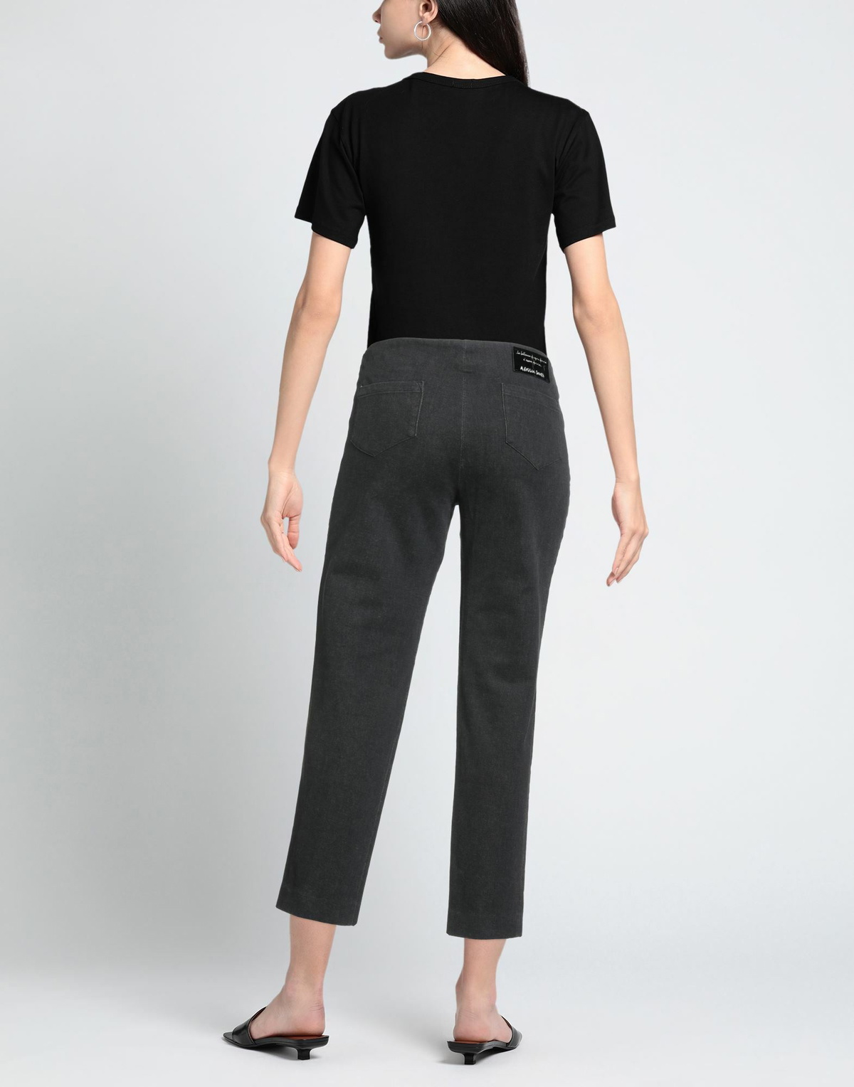 Alessia Santi Womens Pants in Charcoal