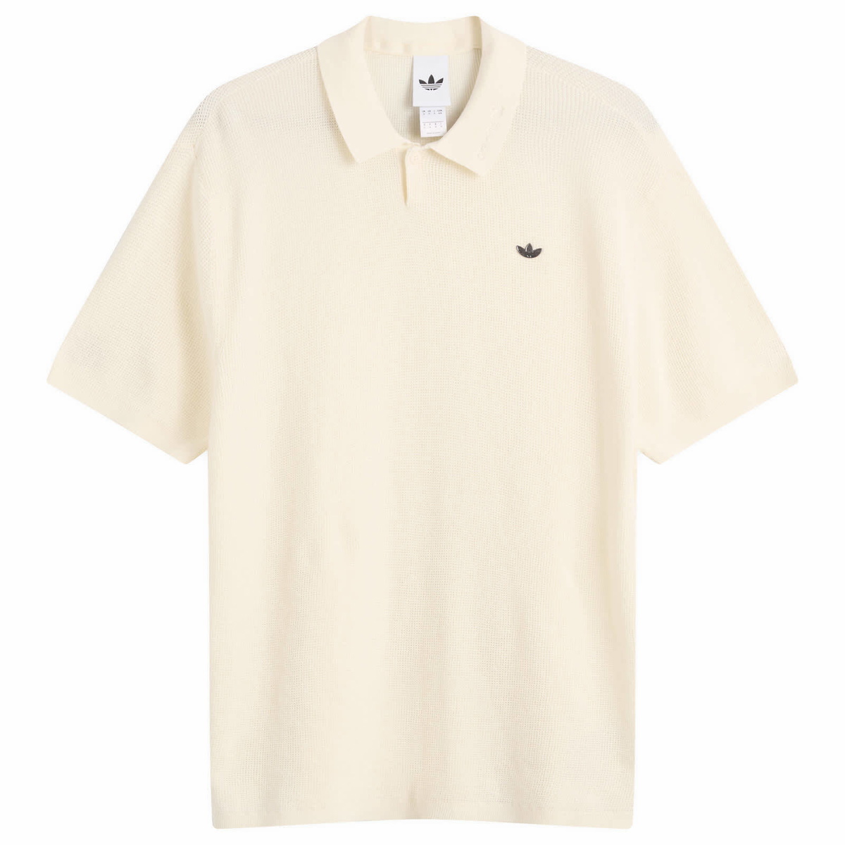 Adidas Men's Polo Shirt in Cream White