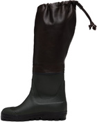 Rier SSENSE Exclusive Brown Farmer Rain Tall Boots