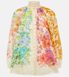 Zimmermann Floral ramie blouse