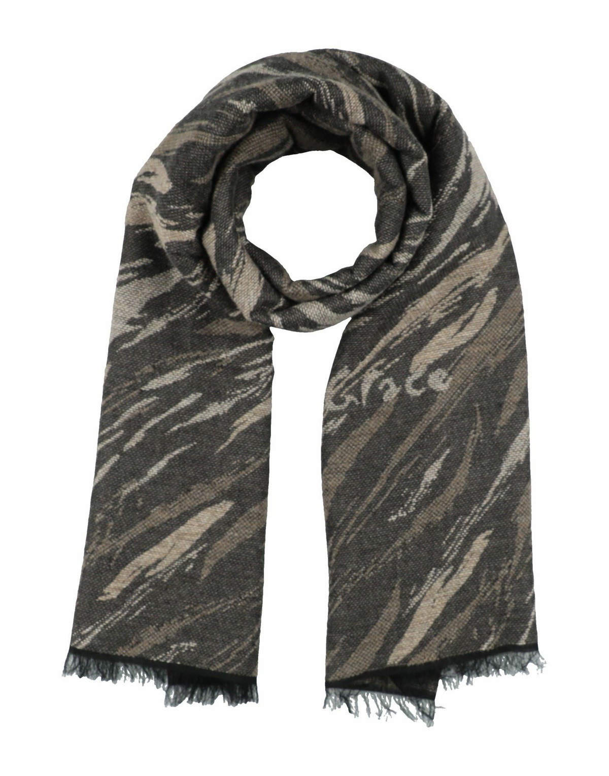 Manila Grace Womens Scarf in Grey