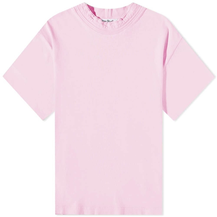 Photo: Acne Studios Men's Elco Chain Rib T-Shirt in Blush Pink