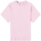 Acne Studios Men's Elco Chain Rib T-Shirt in Blush Pink