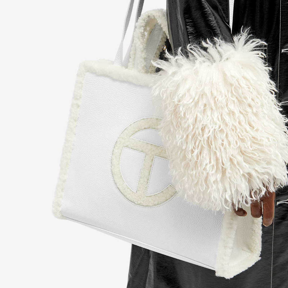 UGG Women's x TELFAR Medium Shopper Bag in White