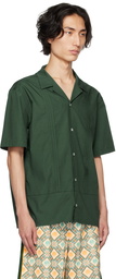 Drôle De Monsieur Green 'La Chemise Plissée Shirt