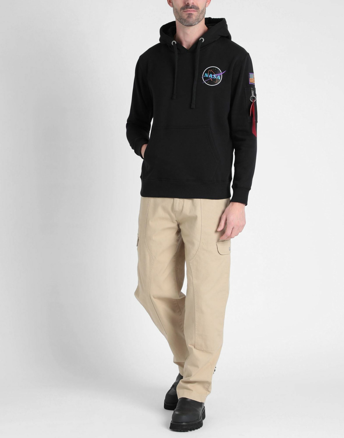 Alpha Industries Mens Sweatshirt in Black