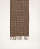 Brooks Brothers Men's Lambswool Fringed Scarf | Brown