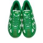 Kiko Kostadinov Green and White Asics Edition Gel-Kiril Sneakers