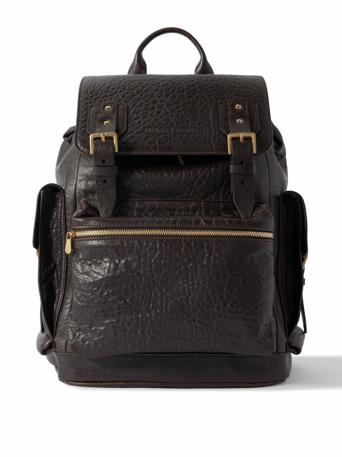 Brunello Cucinelli - Full-Grain Leather Backpack