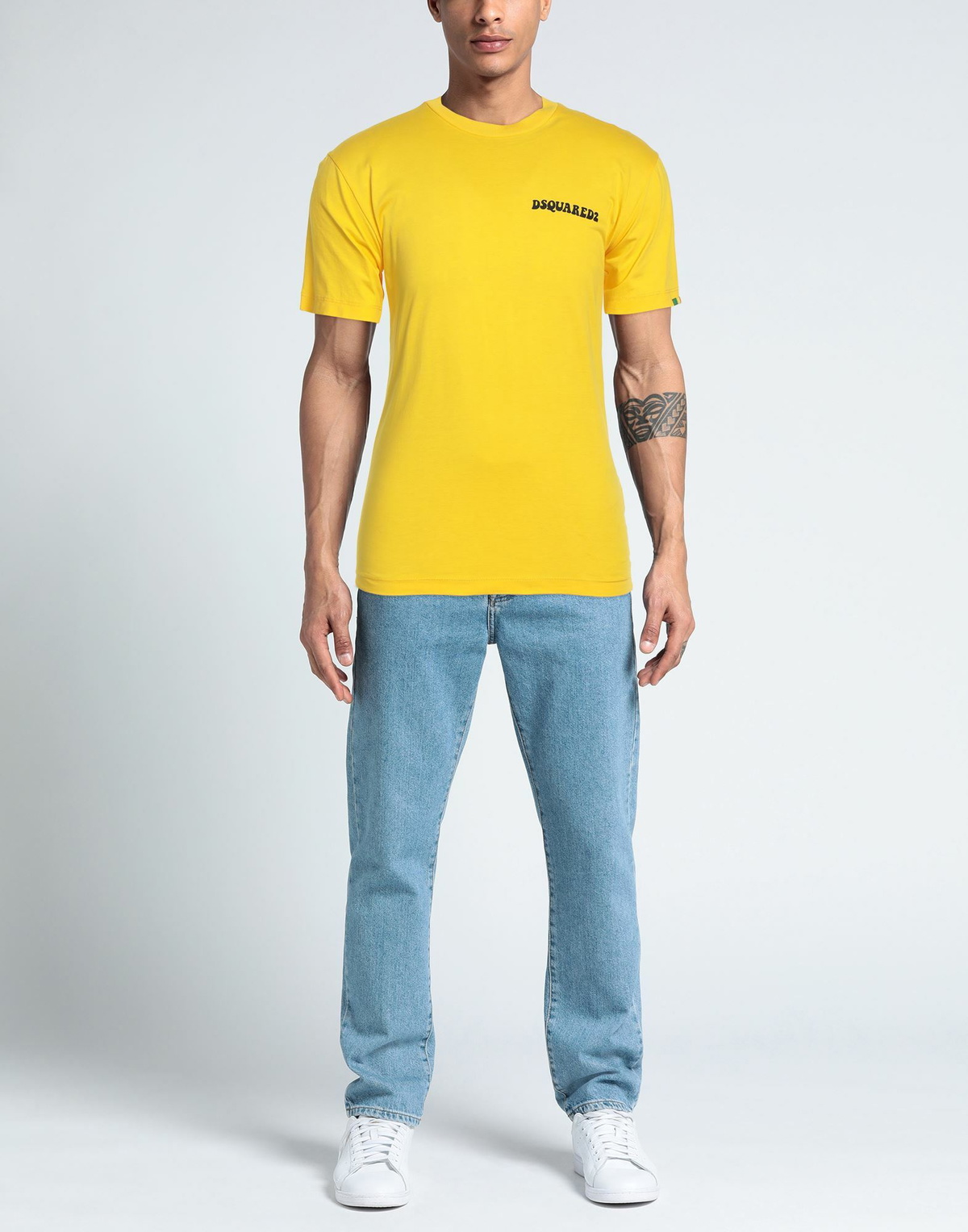 Dsquared2 Mens T-shirt in Yellow