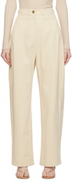 BEVZA Beige Ballon Jeans