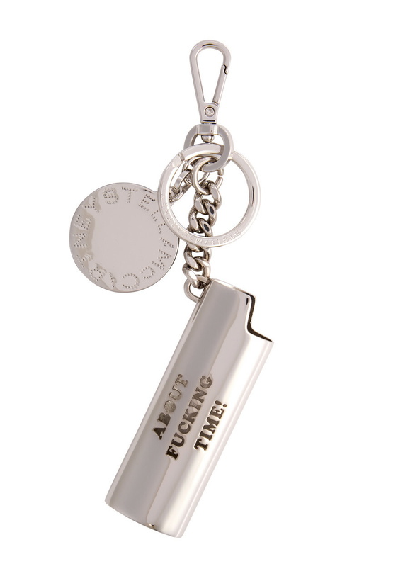 Photo: Stella Mccartney About F**king Time Lighter Case Keyring - Silver - One Size