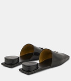Tory Burch Pierced leather mules